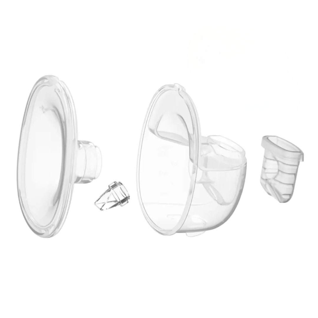 Wearable electric breast pump