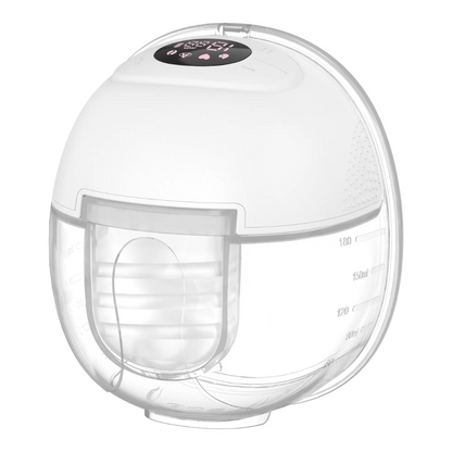 Wearable electric breast pump