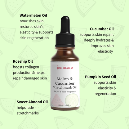 Melon & Cucumber Stretchmark Oil