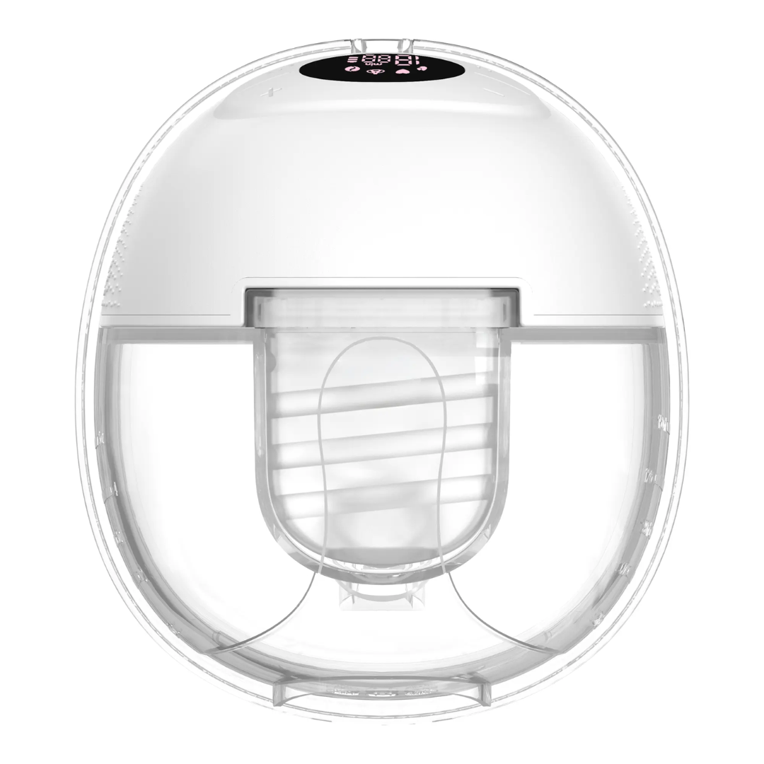 Wearable electric breast pump