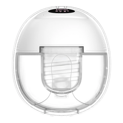 Wearable electric breast pump