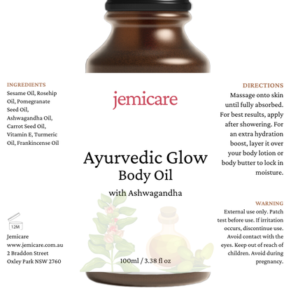 Ayurvedic Glow Body Oil 100ml